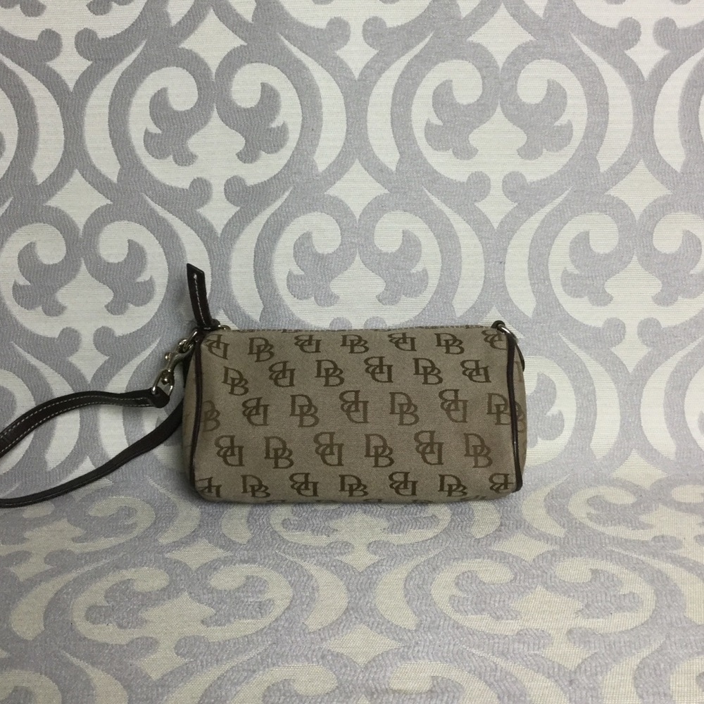 Dooney & Bourke Canvas Wristlet/ Mini Bag